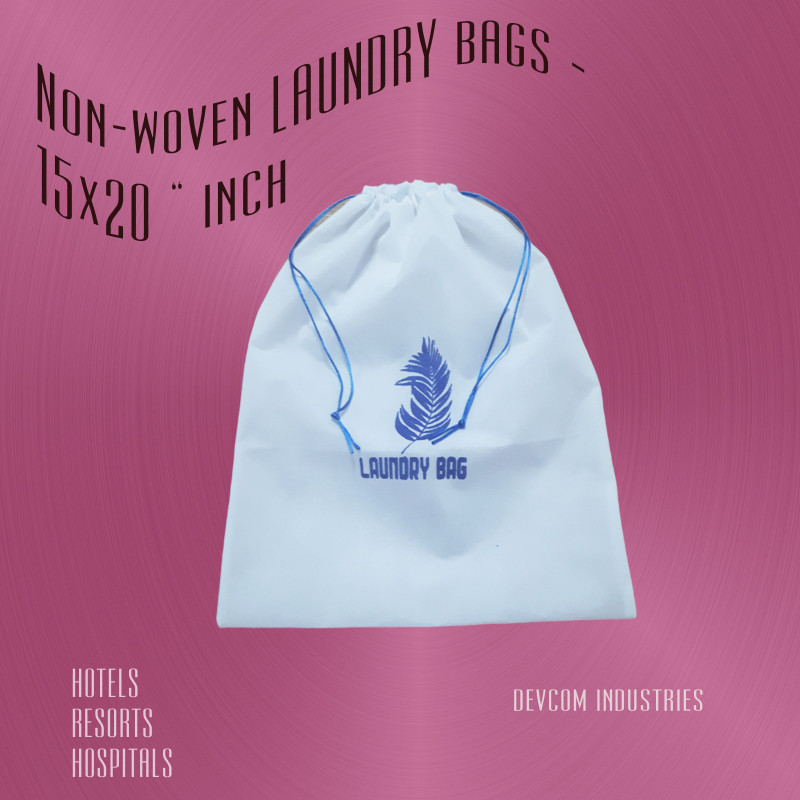 White Non Woven Lingerie Wash Bags at Rs 84/piece in Bhiwandi