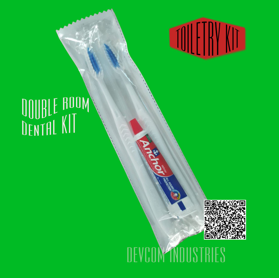 Dual-dental-kit-Double room dental kit 30 sets-Double-Dental for Hotels