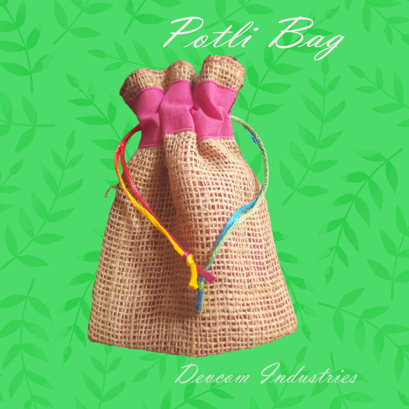 Jute Potli Bags in Petite 6x4 Inch-30 ocs – Perfect for Baby Shower Gifts
